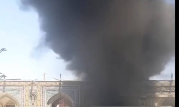 آتشسوزی در حرم مطهر رضوی مهار شد آتشسوزی در حرم مطهر رضوی مهار شد