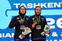 نایب قهرمانی دختران وزنه‌بردار ایرانی در آسیا برای نخستین بار در تاریخ